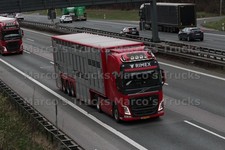 LKW Foto Volvo FH Viehtransporter Niederlande rot RIMEX #m2xv