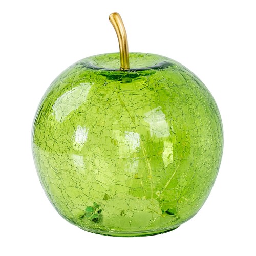 Led apfel h17cm rosa grün - rosa,