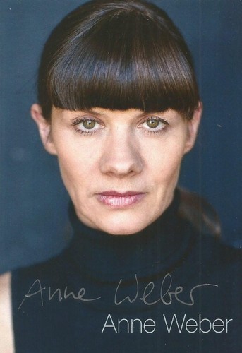 Autogrammkarte anne weber - autogrammkarte, weber"