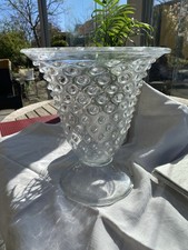Großer Glaskelch Vase Mit