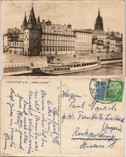 Ansichtskarte frankfurt - frankfurt, am