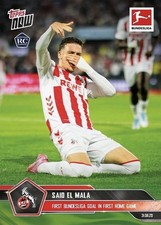 Said El Mala Topps Now Bundesliga Sammelkarte 25/26 1. FC Köln Rookie Karte RC