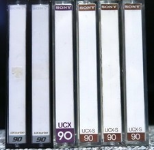 Audio Kassetten SONY 6 Stück