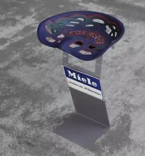 Miele Melkmaschine Reklame Blechschild + Melkschemel /Hocker -63 cm , 10,2 Kg /H