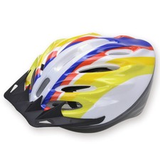 Fahrradhelm Erwachsene MTB & Rennrad Helm Weiß Gelb Blau Rot  - NEU & OVP