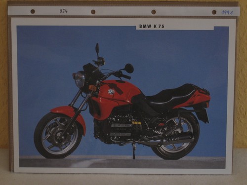 Motorrad prospektblatt bmw - motorrad, k