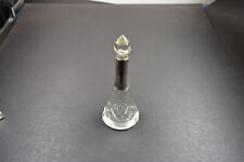 antikes Parfumflakon Kristallglas und Silber geprüft um 1900 aus Sammlung