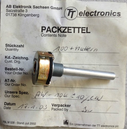 Potentiometer r 100 - r,