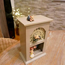 Spieluhr  Uhr Mäuse mit