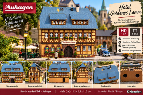Auhagen ddr fachwerkhaus - auhagen, tt