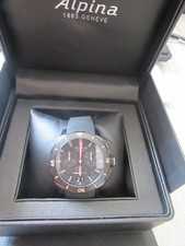 Alpina Seastrong Diver 300 Chronograph BigDate  + 2.Armband Orange