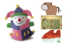 Lustige Waschhandschuhe für