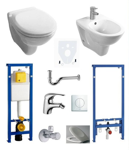 Vorwandelement set bidet - vorwandelement,