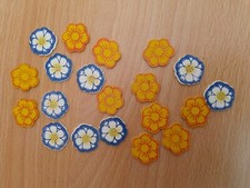 20 Holz Blumen Blüten Holzdeko Tischdeko Streu Deko Dekoration Basteln Echtholz