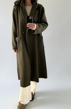 Langer Bouclé Mantel Damen 38