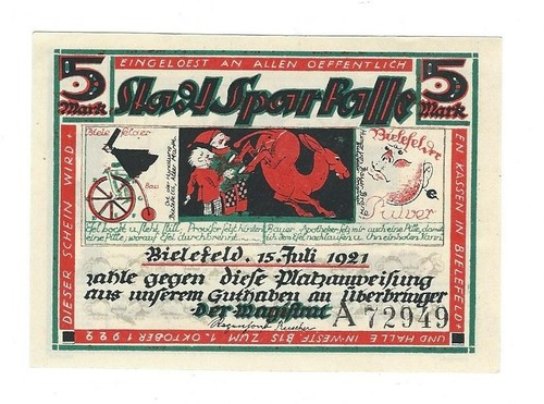 Notgeld bielefeld - bielefeld,