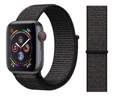 Original Apple Sport Loop Armband 38/40/41mm MQVX2ZM/A Black Sehr Gut