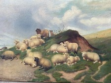 ALTES ÖLGEMÄLDE AUF LEINWAND