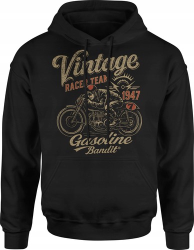 Retro motorrad hoodie vintage - retro,