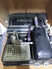 Mignon Modell 4 Einhandschreibmaschine Schreibmaschine Antik