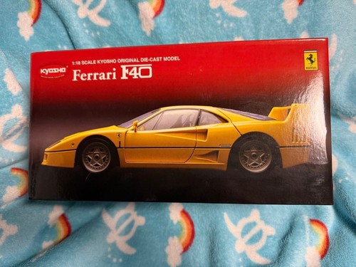 Kyosho ferrari f40 gelb - 1/18,