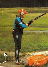 Beim Skeetschießen