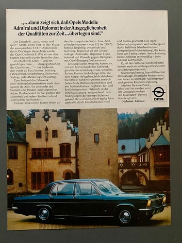 Opel diplomat admiral - opel,