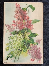Postkarte Ansichtskarten Fotokunst Glückwünsche Blumenstrauß Flieder (Kiste A)