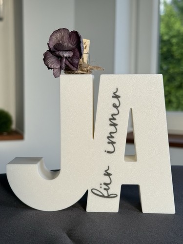 Für immer schriftzug - für, 3d