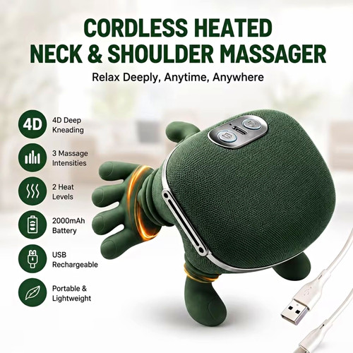 Kabelloses massagegerät mit - massagegerät,