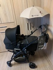 Jane Carrera Set NEU Concord Scout, Strata, Wickeltasche, Schirm, Isofix, Regens