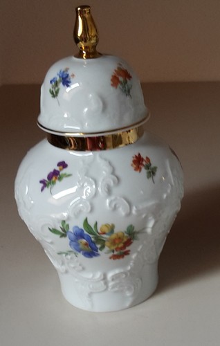 Deckelvase royal porzellan - deckelvase,