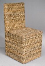 Stuhl, Truhe aus Wasserhyazinthe