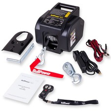 Mobile Elektrische Seilwinde Seilzug 12V 3500LBS Boot ATV mit 2x Fernbedienung