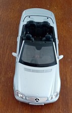 Kyosho, 1:18, Mercedes-Benz CLK 500 Cabrio Modell, Silbermetallic