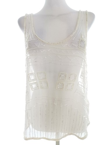 Vintage glam bluse creme - vintage,