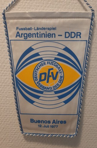 Wimpel argentinien ddr - ddr, in