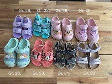 Sandalen, Crocs, Minnie Mouse, Einhorn, Lurchi Gr. 28 bis 33