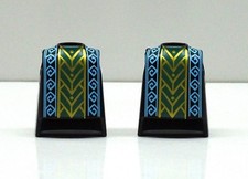 2 x KÖRPER SCHWARZ + AUFDRUCK PLAYMOBIL zu RITTER PRINZ KÖNIG MAGIER ASIA KP75