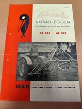 Rabewerk Anbau Eggen AE285 AE325 Prospekt Traktor brochure M4