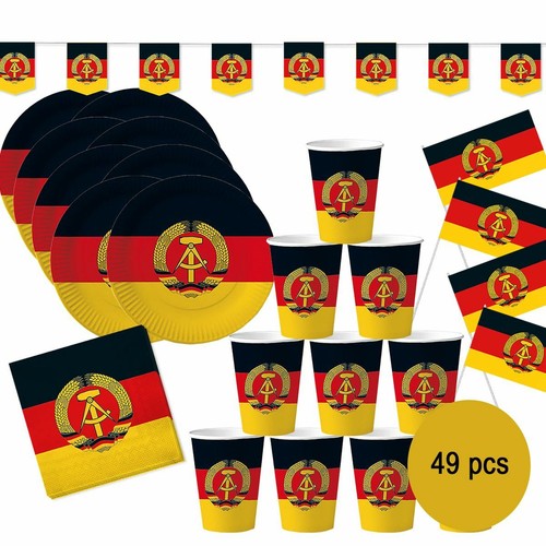 Ddr party set tisch deko - party-set, für