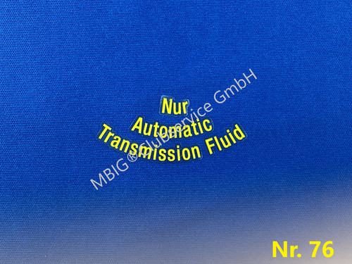 Aufkleber servolenkung - aufkleber,