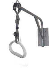 Bettgalgen Wandmontage grau