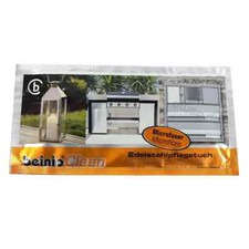 10 Edelstahlpflegetuch Tücher Anti Fingerprint Effekt - Pflegetuch für Edelstahl