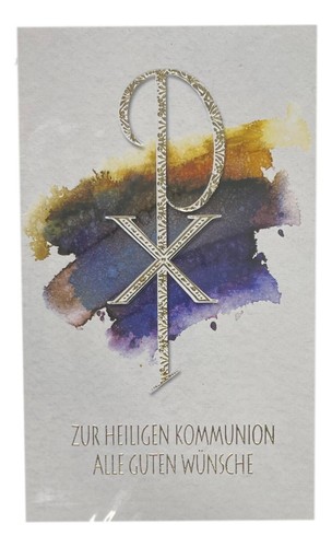 Kommunion geschenkkarte - kommunion,