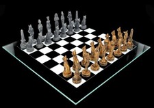 Schachspiel Ägypten - Gold