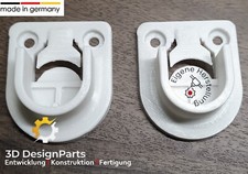 2x Kleiderstangen Halter Halterung verstärkt von 3D-DPs passend für IKEA Pax