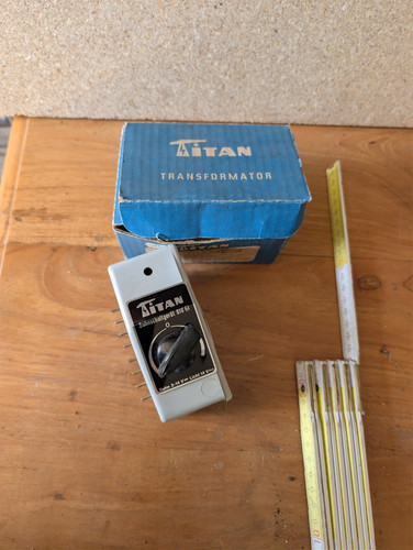 Vintage titan transformator - vintage, titan-transformator