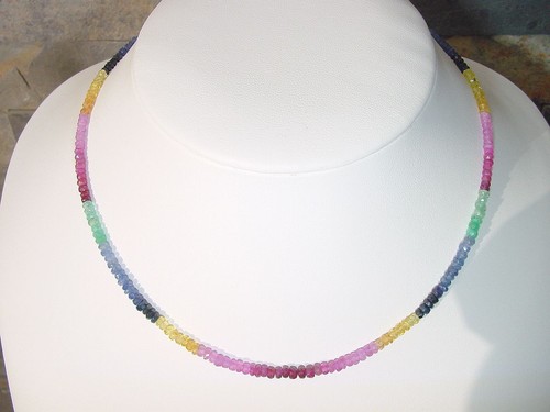Saphirkette mit rubin und - mit,