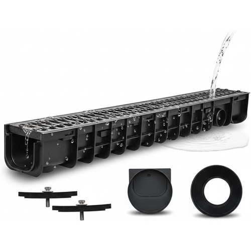 Entwässerungsrinne set - entwässerungsrinne,